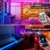 30LEDS/m  5050 RGB Light Strip Bluetooth App Control 12V DC US Power Supply LED Flexible Ribbon Diode Tape for TV Backlight Room 4