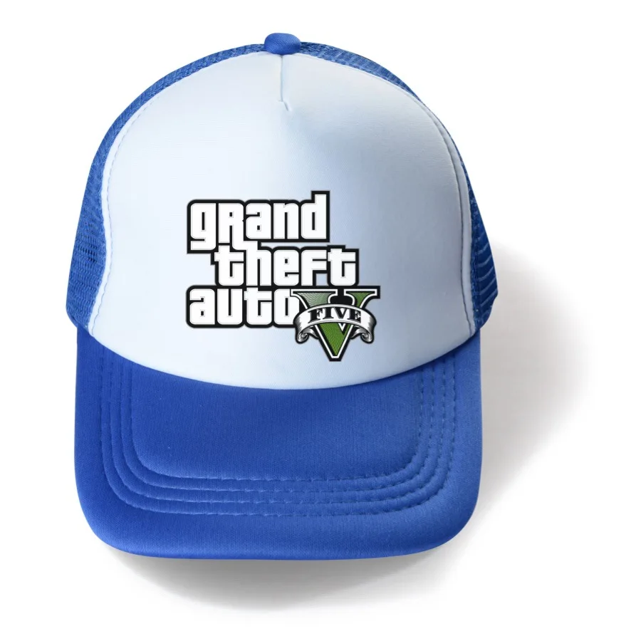 Children's Grand Theft Auto Game Gta 5 Kids Baseball Cap for Girls Boy Hats Sunscreen Baby Hat Hip Hop Printed baseball cap baby headband Baby Accessories