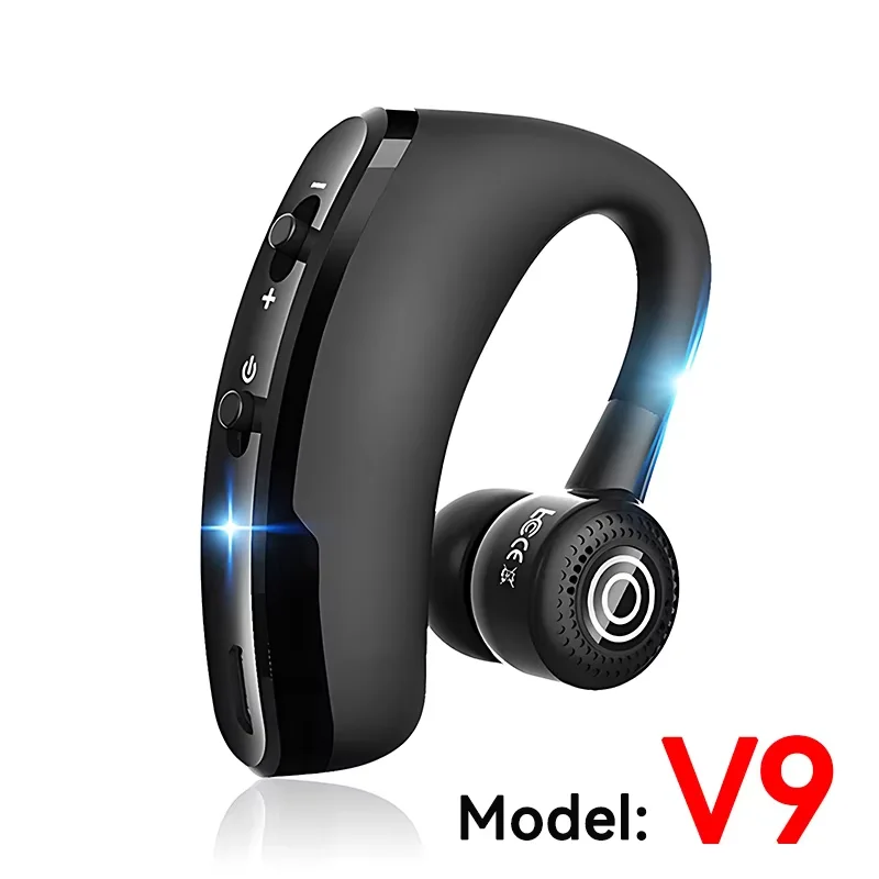 V8 Earphone Wireless Stereo HD Headphones V9 Bluetooth Handsfree In-Car Kit With Mic For IPhone Samsung Huawei Phone_voghion.com