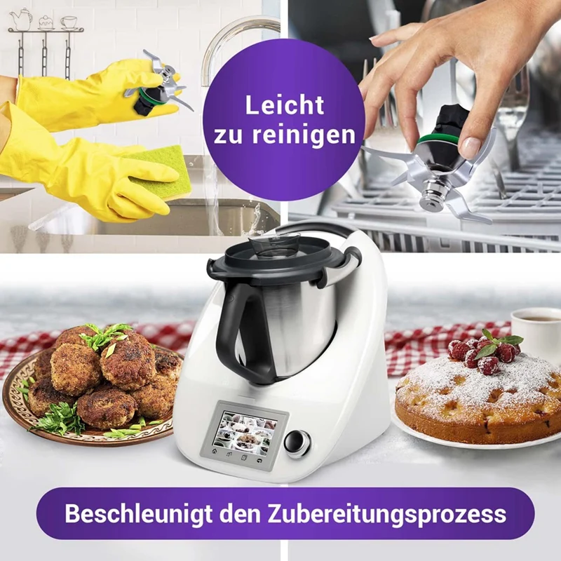 Misch messer Zubehör für Thermo mix Messer TM5 TM6 Ersatz klinge für Thermo mix Vorwerk TM5 Küchenmaschine