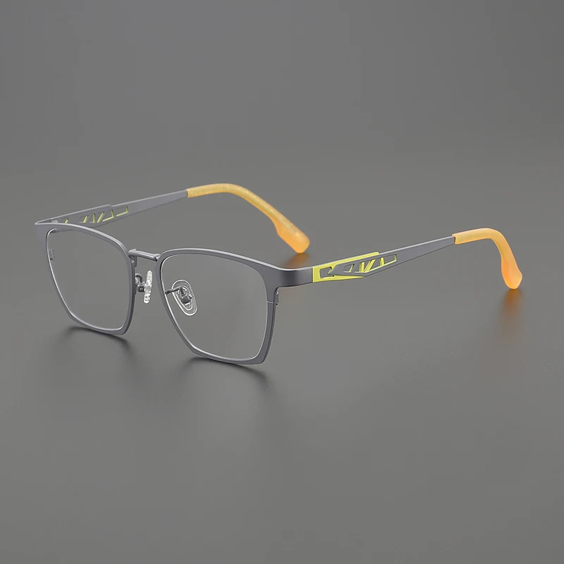 Nobler Unisex Full Rim Square Titanium Eyeglasses - Stylish Look