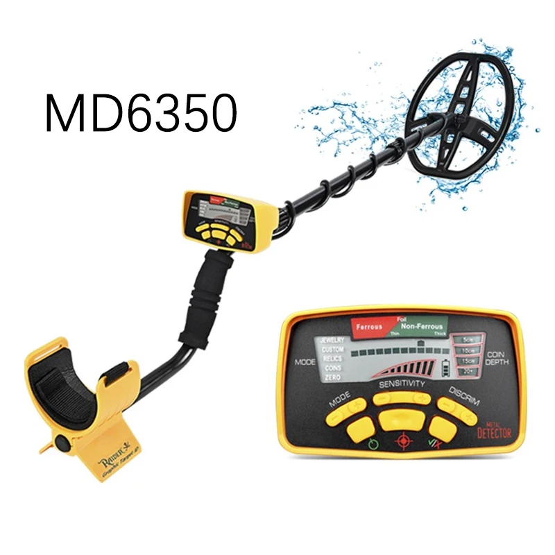 MD-6350 Underground Metal Detector Gold Digger Treasure Hunter MD6350 Professional Detecting Equipment