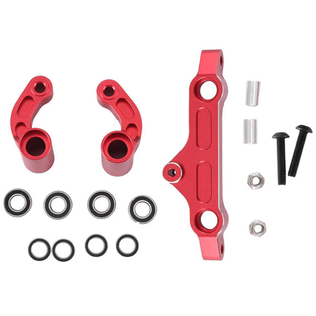 Gruppo Sterzo In Metallo Per 1/5 Arrma Kraton 8S Outcast 8S Kraton Exb Roller Parti Di Aggiornamento Accessori, Rosso