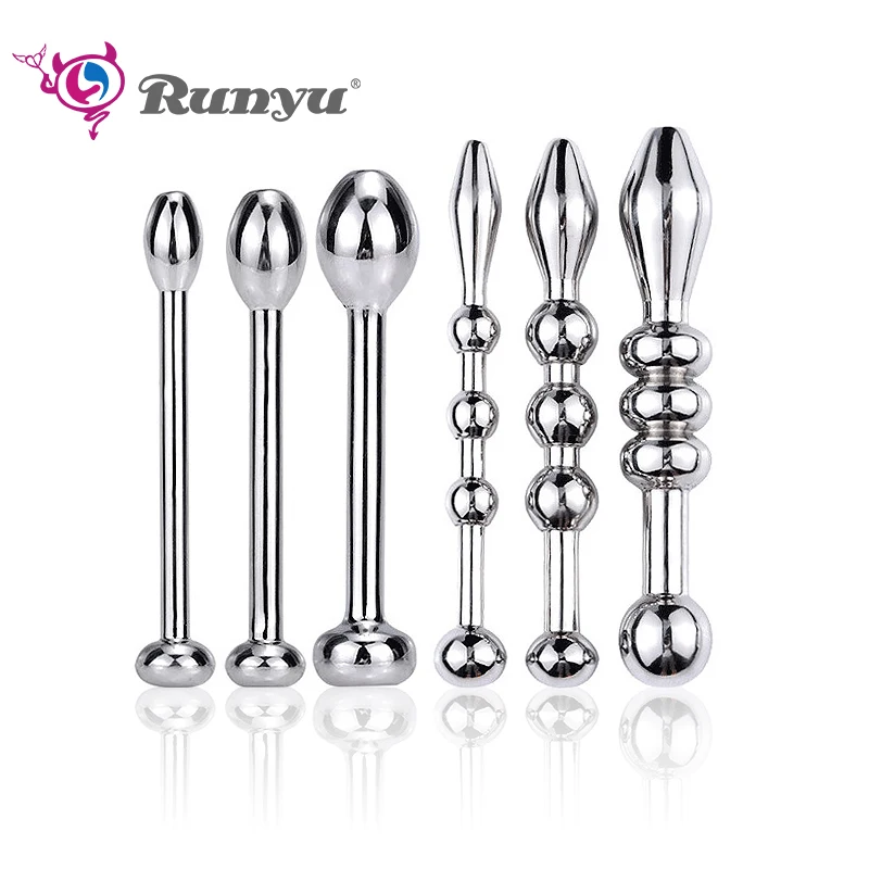 Metal Urethral Catheter Male Stainless Steel Horse Eye Urethral Plug Penis Headers Masturbator Adult SM Urethran Expander Penis Sex Toys
