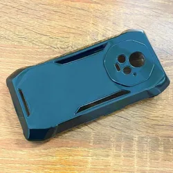 Transparent Black Silicone Protective Phone Case - Soft TPU Material for Blackview XPLORE 2 (Black)