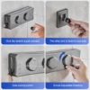5.1m Double Line Clothes Hanger Laundry Drying Retractable Clothesline Stainless Steel Cloth Rack Wall Mounted Indoor/Outdoor 4