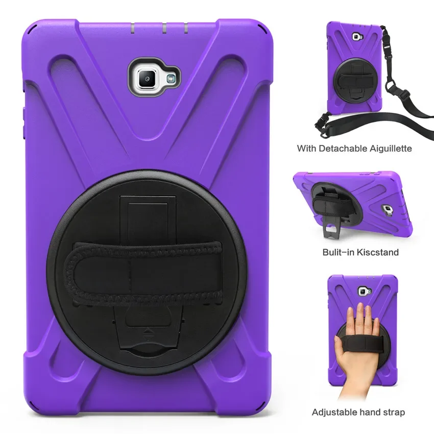 Rugged Kickstand Tablet Case with Hand & Shoulder Straps