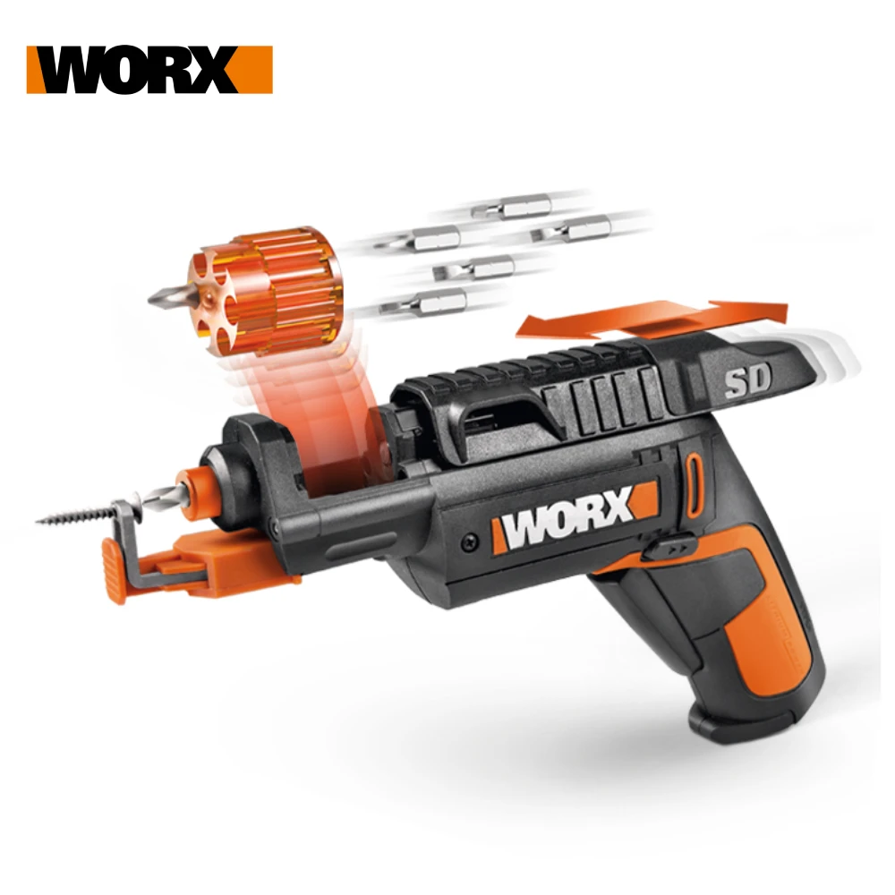 Worx электрическая отвертка. Шуруповерт револьвер worx sd wx254. Worx slide driver. 4. Worx wx254.