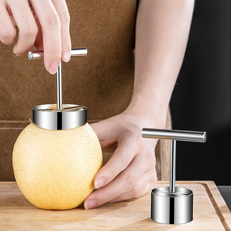 Apple Corer Fruit Splitter 304 Stainless Steel Fruit Core Extractor Kitchen Stewed Pear Mold Snow Pear Nut Separator