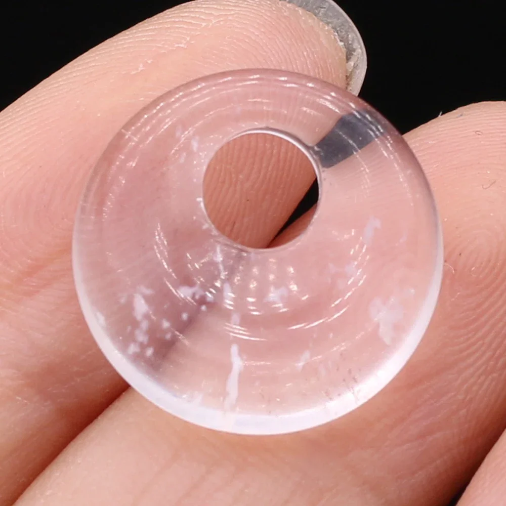 Natural Stone Beads Semi-precious Stones Round Big Hole Beads for Jewelry Making DIY Necklace Bracelet Earrings Accessories18mm