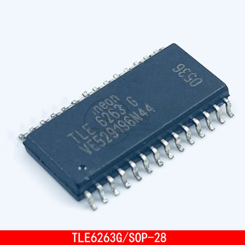 1-10PCS TLE6263G SOP-28 Automobile air conditioning panel chip CAN interface communication IC 10pcs japan 8 5 10 12 self locking switch esb33153 press 6 pin button automobile air conditioning controller
