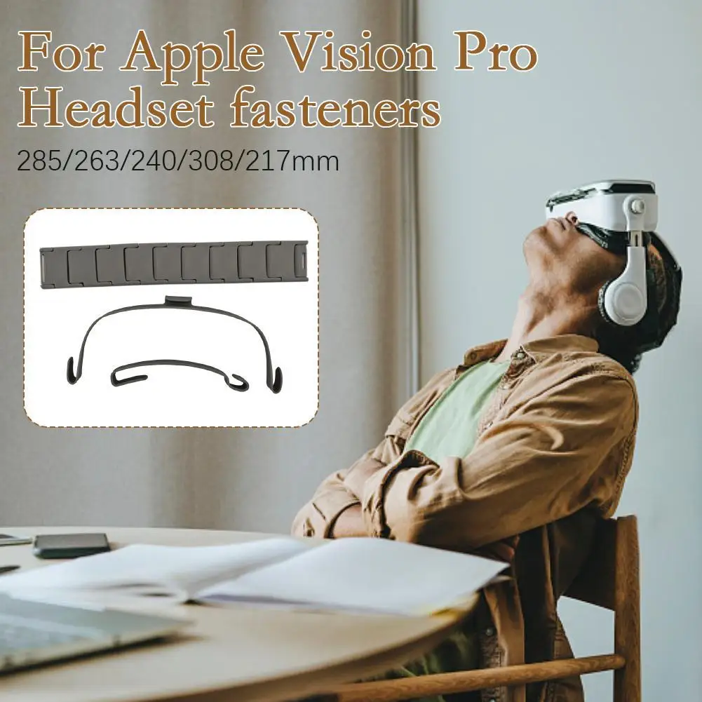 Per Apple Vision Pro Headset Fasteners 3D Printing Head Strap Fixed Anti-Drop 285/263/240/308/217Mm Per Accessori Vision Pro Vr