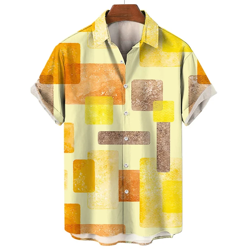 thumbnail image 1 of Camisas hawaianas de verano con estampado de frutas tropicales para hombre, blusas casuales de manga corta de gran tamaño a la moda para playa hawaiana para mujer, 1 of 5