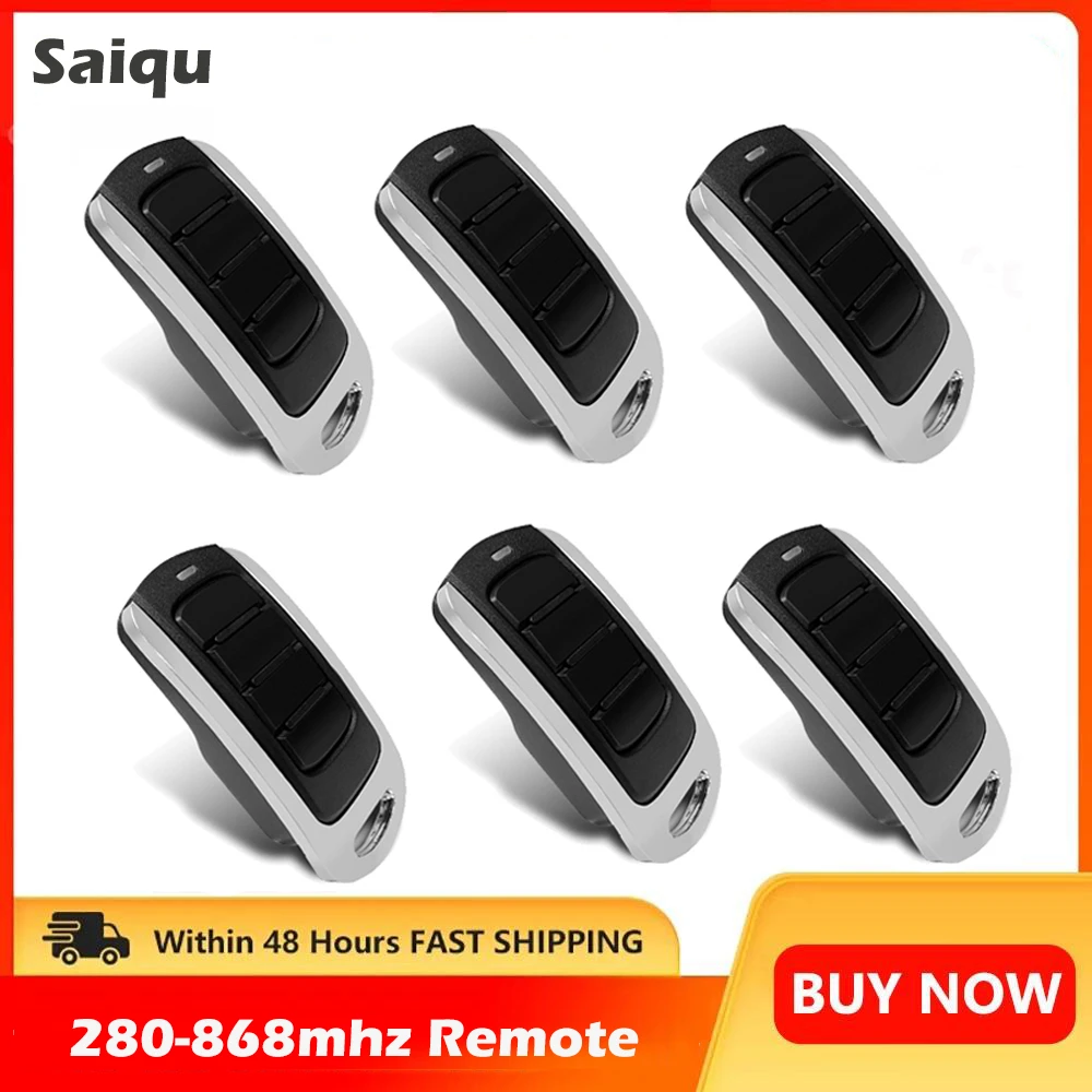 433.92MHz Remote Control Duplicator Garage Universal Transmitter 6PCS