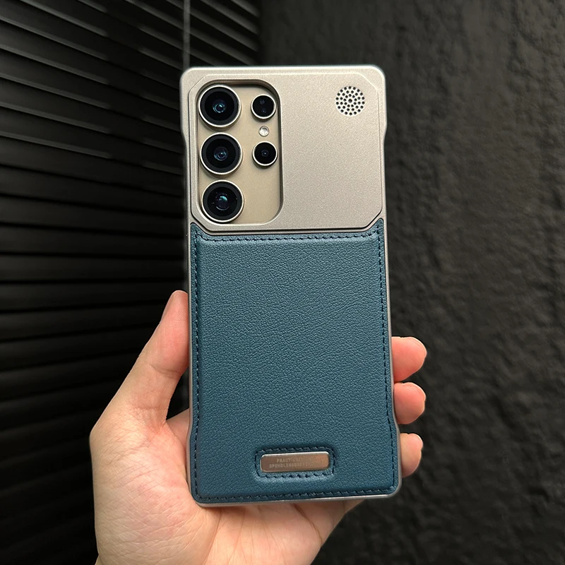 Leather Frameless Aromatherapy Magnetic Phone Case - Shockproof and MagSafe Compatible