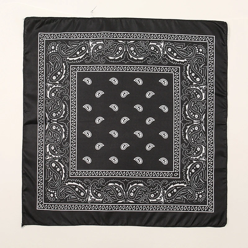 Printed Scarf Bohemian Print Bandana Paisley Printed Headbands Hiphop Kerchief Outdoor Unisex Headband Wrist Wraps Face Mask Handkerchief