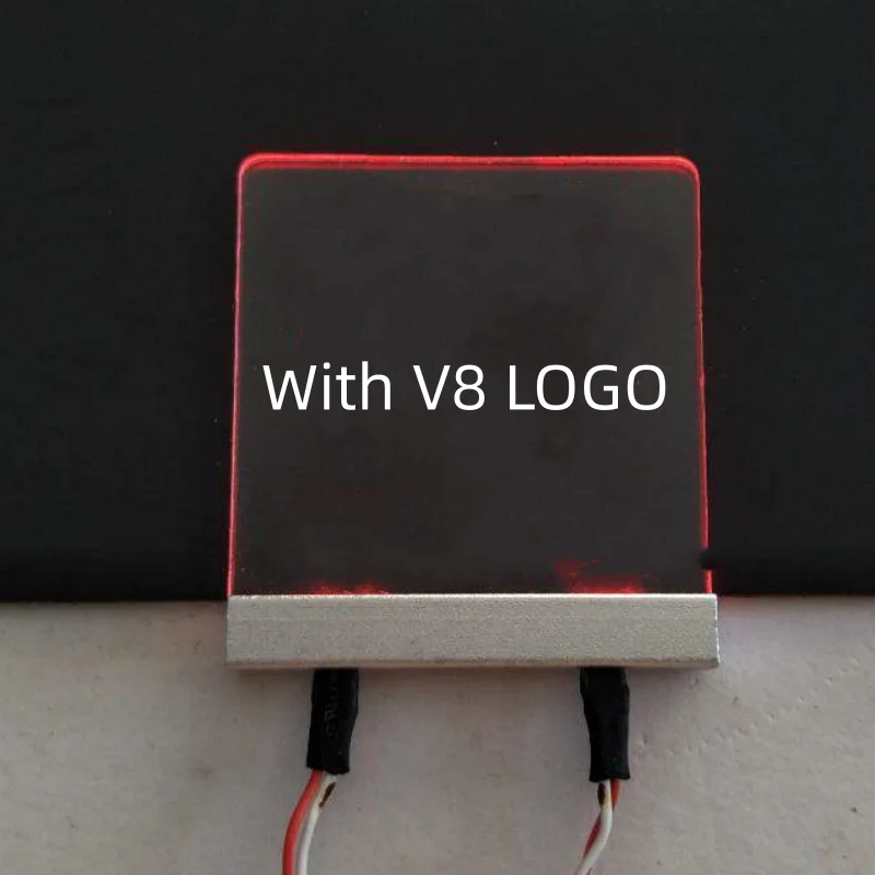 Acrilico Car Logo Led Light Lamp Per 1/14 Tamiya Remote Control Trcuk Tractor Scania Man Actros Volvo Tamiya Rc Truck Parts