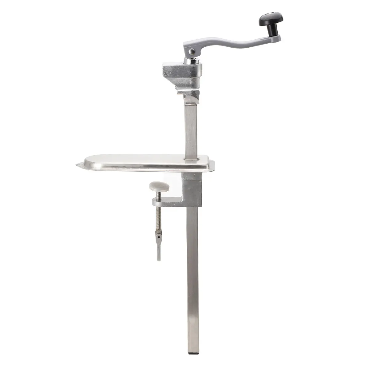 Manual Can Opener Commercial Table Clamp Opener for Large Cans Can Opener with Base Adjustable Height Industrial Opener