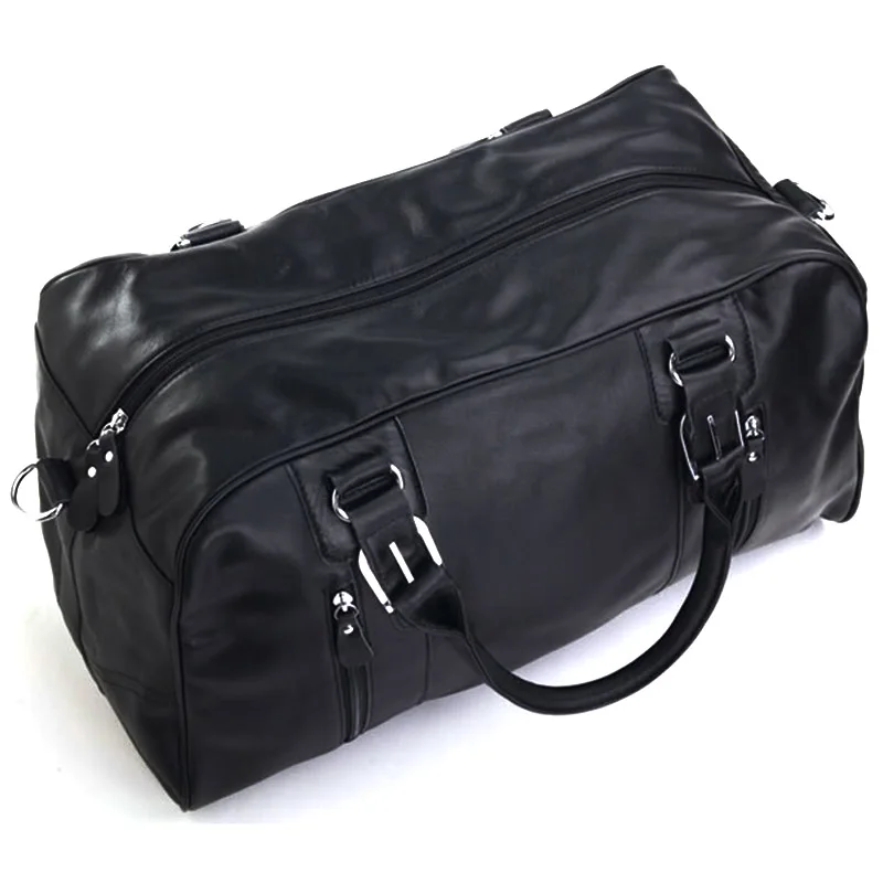 Genuine Leather Travel Boston Bag for Men Designer Luggage Bags Duffee Bag Leather Shoulder Messenger Handbags Weekend Bags