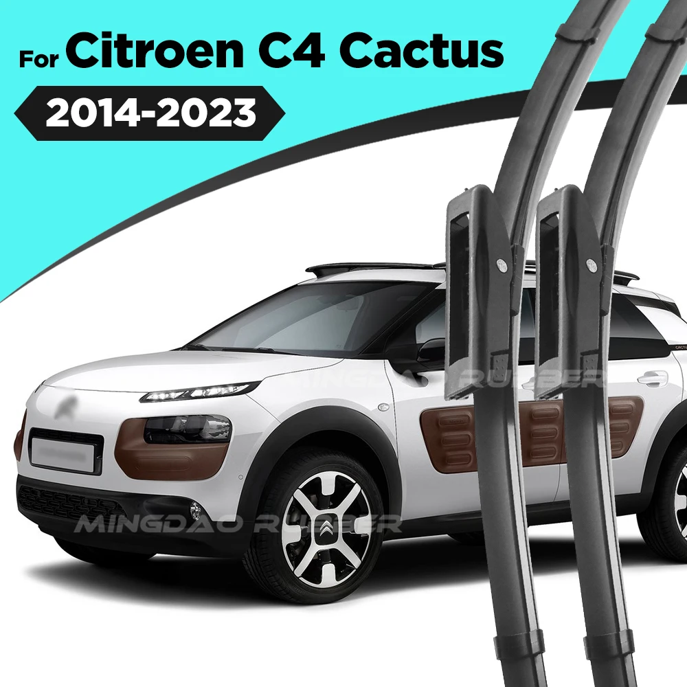 New Front Wiper Blade Set For Citroen C4 Cactus (2014-2020) - 26" Driver &  17" Passenger