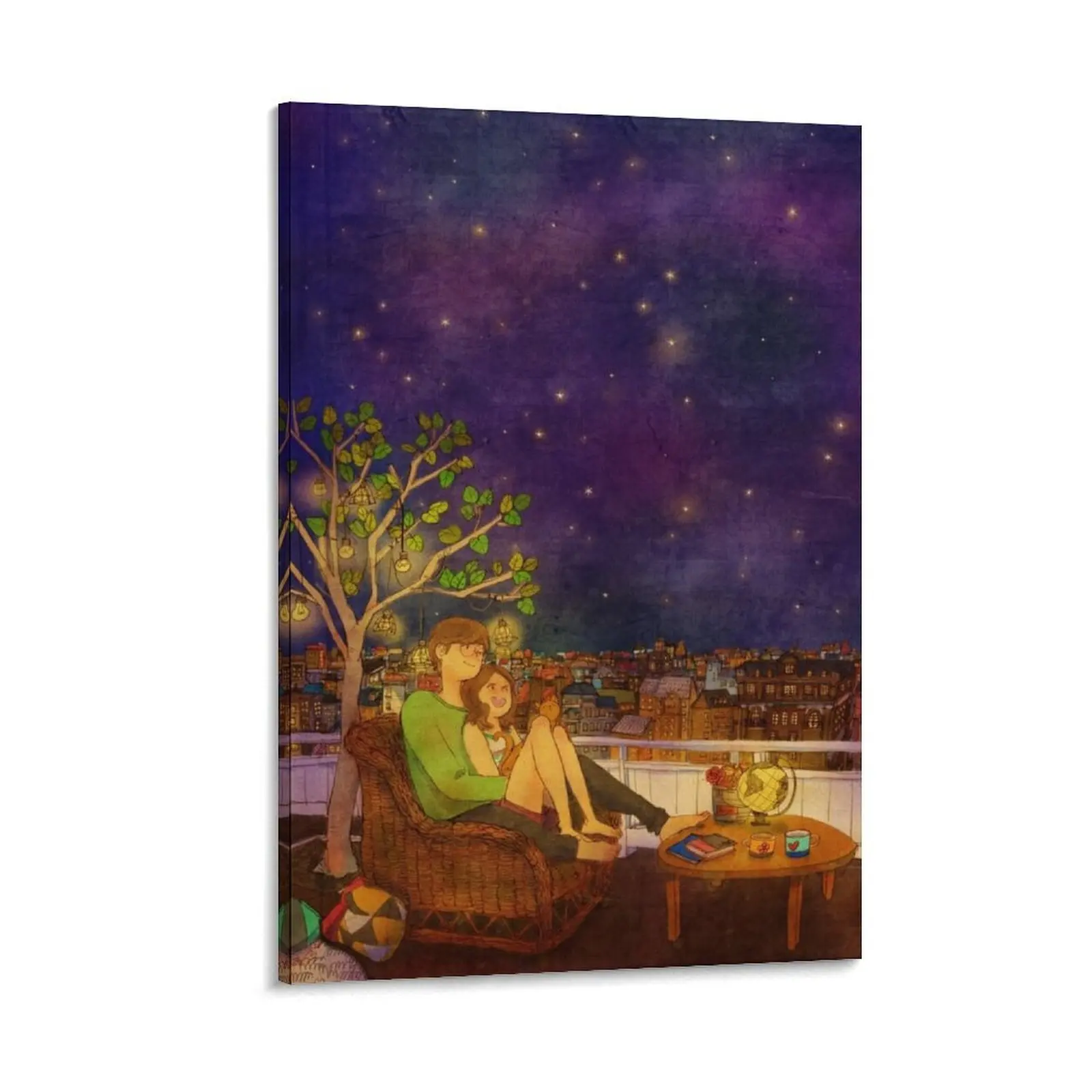 

Puuung Illustration No.96 Canvas Painting Wall paintings art korean room decor