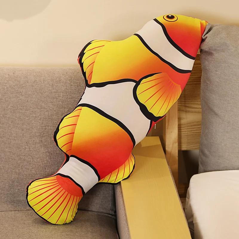 thumbnail image 1 of Peluche de pez de simulación realista de 30 cm, suave, almohada de carpa plateada para perro mascota, juguetes creativos, regalo de Navidad, 1 of 5