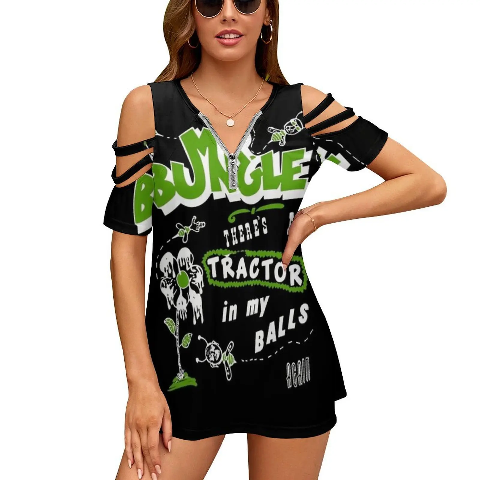 

Женская Винтажная Футболка с принтом Mr Bungle, футболка с коротким рукавом и V-образным вырезом, 49 трендов