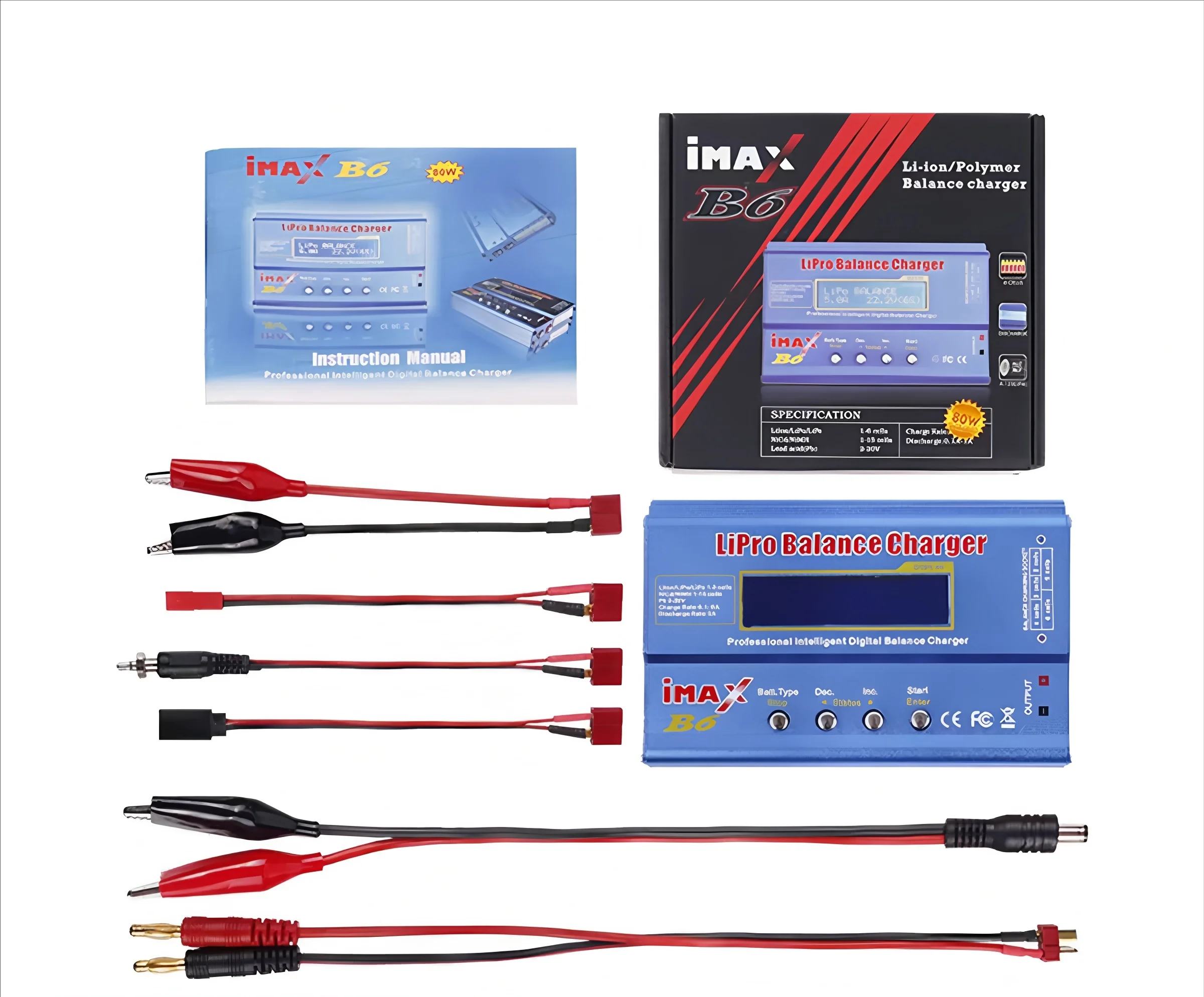 High-Power Digital Balance Battery Charger and Discharger for Various Battery Types