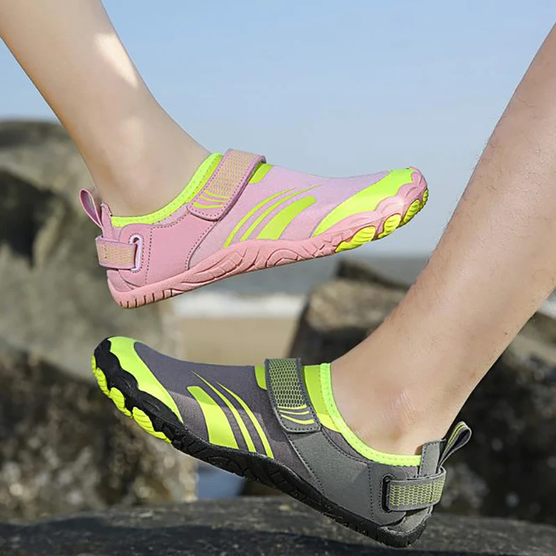 

New Summer Men Beach Aqua Shoes Women Quick Dry Barefoot Upstream Surfing Slippers Hiking Water Shoes Wading Unisex Sneakers