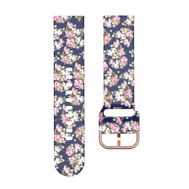 Vibrant Silicone Watch Strap - Soft, Adjustable Band