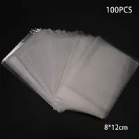 100pcs Card Sleeves Magic Board Game Tarot Three Kingdoms Board Game Poker Cover Transparent Plastic Self Sealing Bags 1