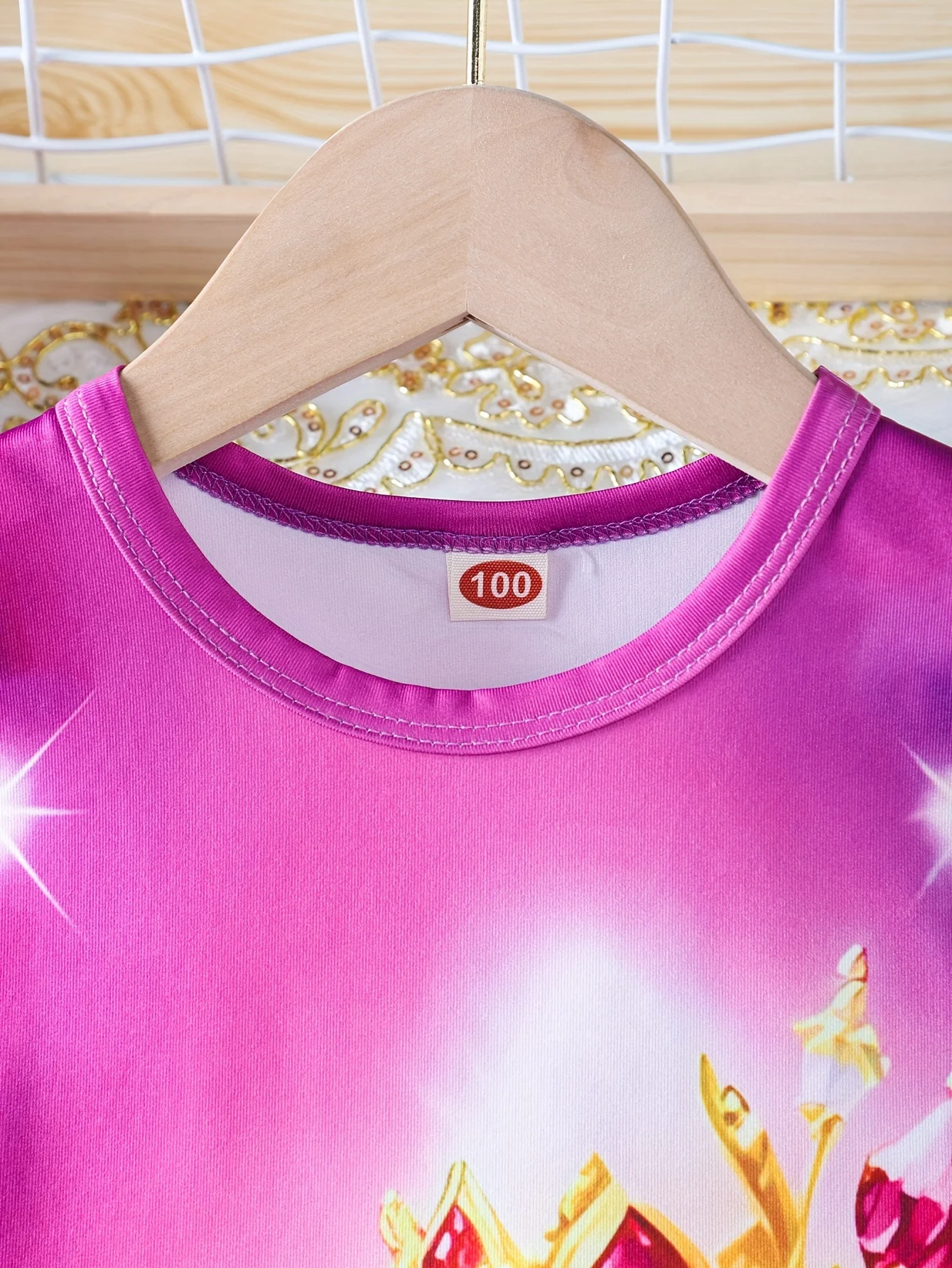 여아용 민소매 잠옷, 아름답고 귀여운 3D 크라운 고양이 패턴 프린트, 아늑한 라운지웨어, 용수철 및 여름 시즌