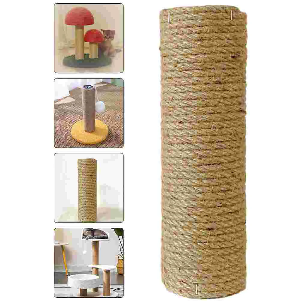 

Cat Scratching Post Hemp Rope Cat Claw Scratcher Pole for Kitten Indoor Cat Scratch Post