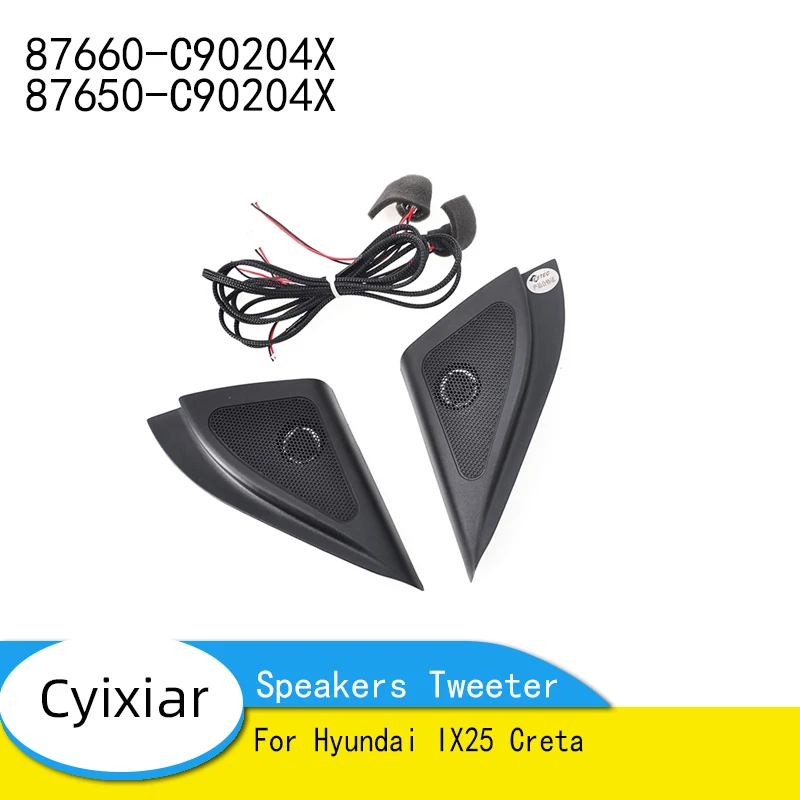Speakers Tweeter Car-styling Audio Trumpet Head Speaker 87660-C90204X 87650-C90204X for Hyundai IX25 Creta