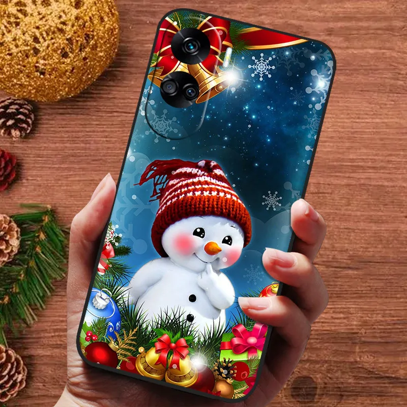 Festive Silicone Soft Case with Cute Bumper Design