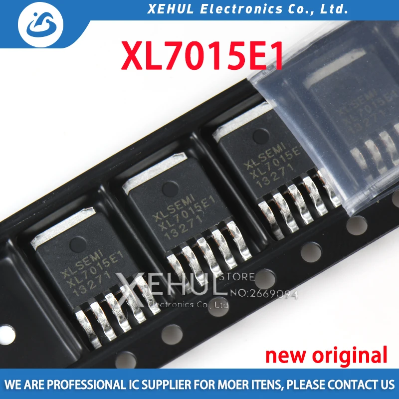 

Free shipping 50PCS / 100PCS XL7015E1 T0252-5L 0.8A 150KHZ 80V Step-Down DC-DC converter original authentic