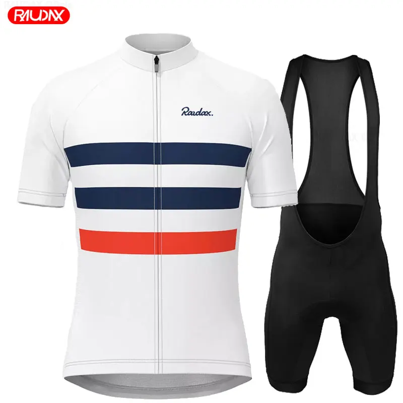 RAUDAX Cycling Jersey Set 2025 Summer Short Sleeves Quick-dry Men's Cycling Clothing MTB Bike Wear Roupa De Ciclismo Masculino 2