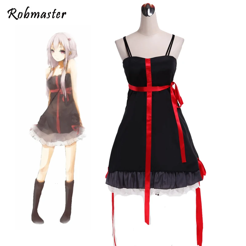 

Anime Guilty Crown Inori Yuzuriha Cosplay Costume Yuzuriha Inori Slip Dress demitoilet Daily Dress Halloween for Women Girls