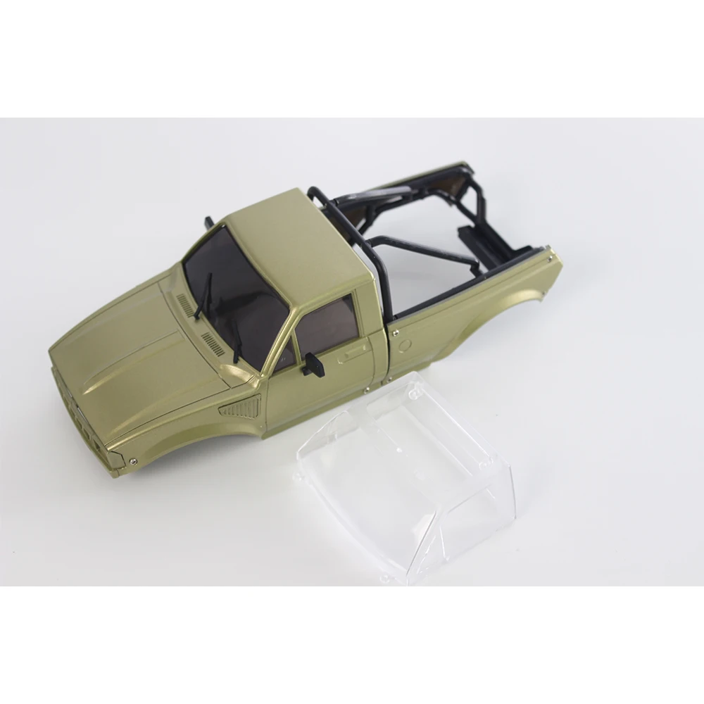 Pièces du kit de fenêtres transparentes pour IR60-24 1/24 RC Pick-up, montage sur carrosserie.