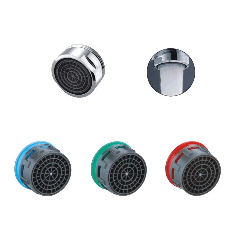 Bathroom Faucet Water Tap Faucet 5 Pcs Water Saving Aerator Porcelain Bathroom Faucet Bubbler Spout Net Soft Flower Water Mouth Prevent Splash