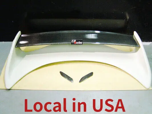 

(Local in USA) For Mazda RX7 FD3S MS-Style Carbon + FRP Unpainted Rear Trunk Spoiler Wing Lip