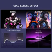 Console de jeu Android portable Retroid Pocket Flip2, écran OLED 1080P, Snapdragon 865, WiFi6, manette Hall personnalisée, lecteur de jeux rétro 5