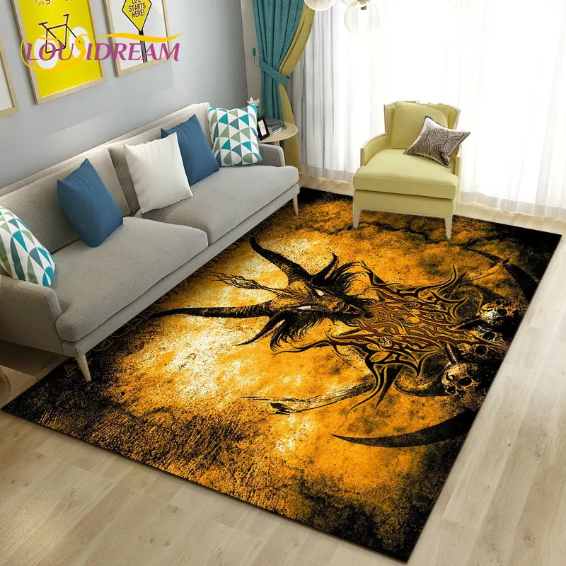 

Коврик Ouija в готическом стиле с рисунком Таро, ковер для гостиной, спальни, дивана, декоративный коврик, нескользящий напольный коврик для детских игр