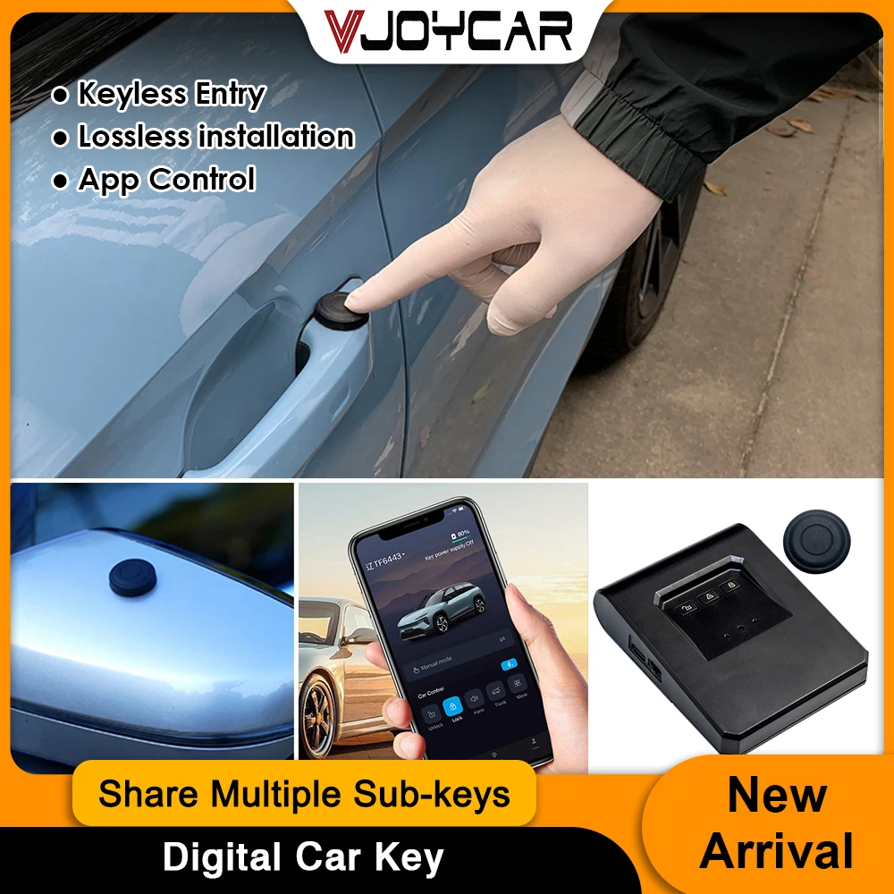 Remote Car Help Vjoycar Digital Car Key DIY Remote Positioning Start Smartphone APP ...