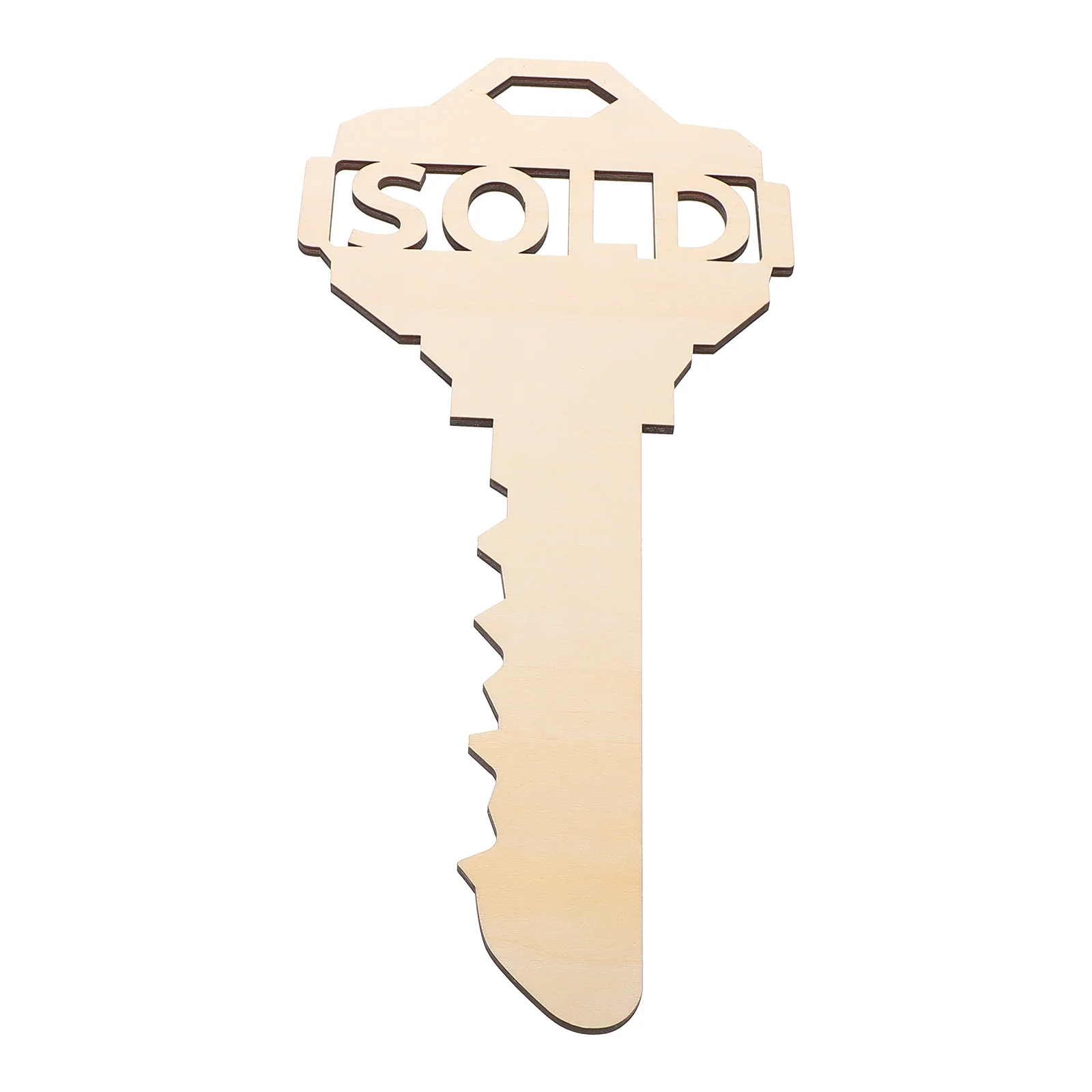 

Photo Props Wooden Photography Gift Hanging Decor Boxwood Billboard Pendant Key Shaped