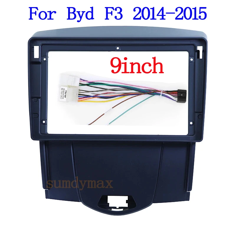 

Автомобильная облицовка, стереопанель радио для Byd F3 2014 2015 2Din, панель аудио, панель модификации, рамка навигационной панели DVD