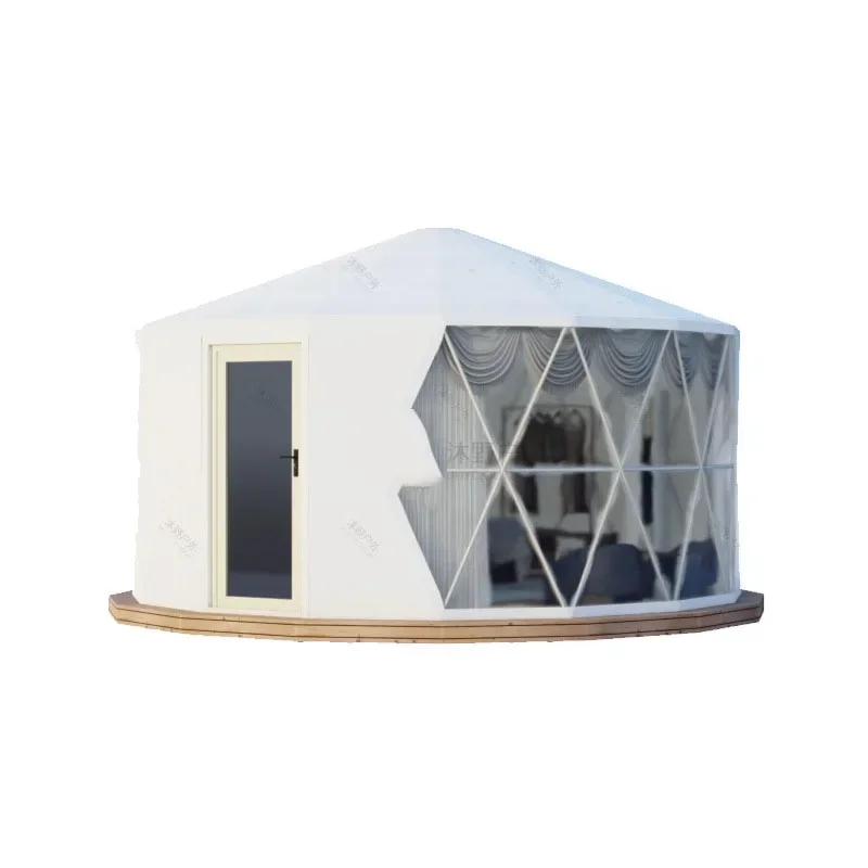 Outdoor Camping Restaurant Yurt Tent Large Camping Sun Protection Camp Hotel Tent