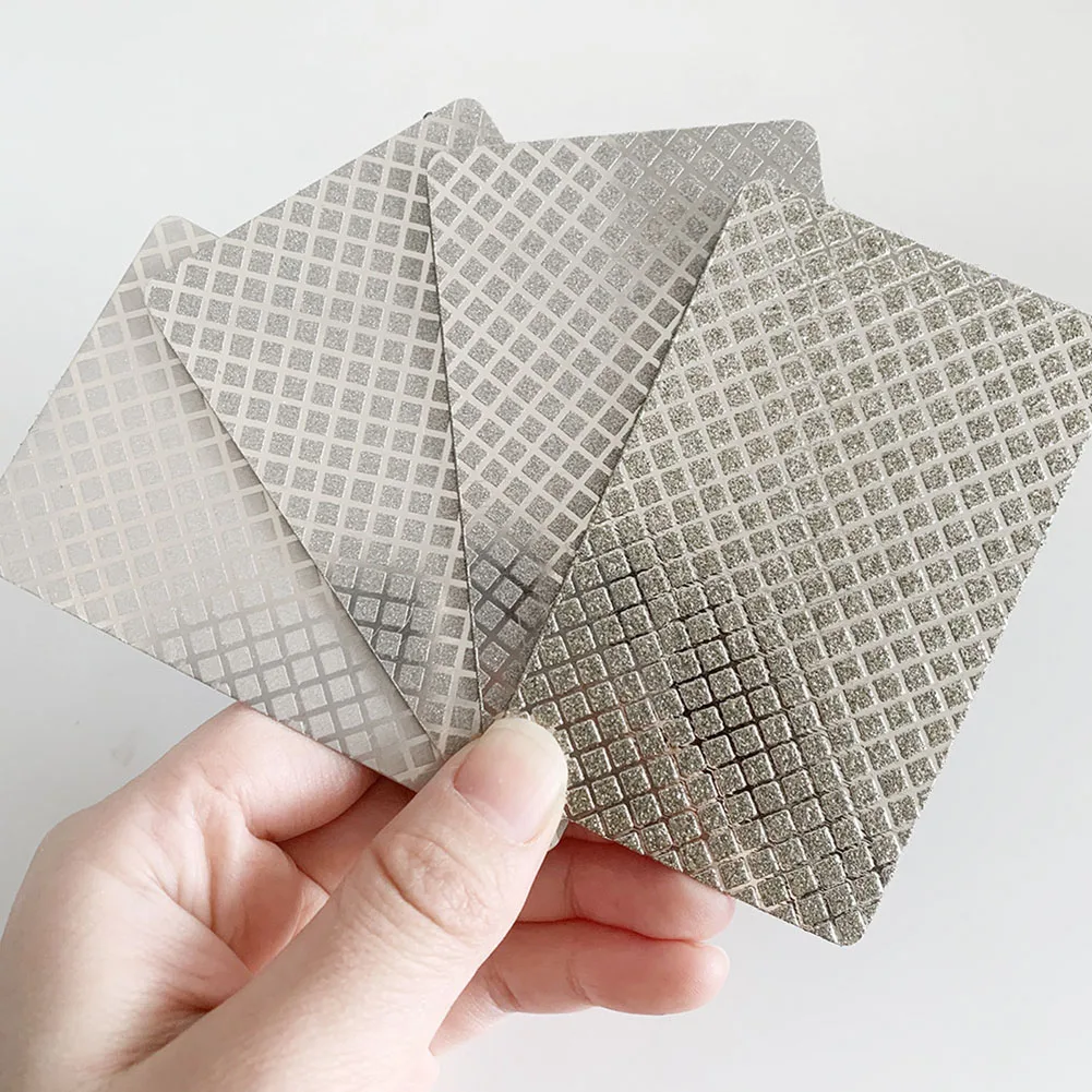 

90×55×2.5mm Diamond Plate Hard Largeening Stone Professional Knife-ener Whetstone Edge Blade Apex Sheet