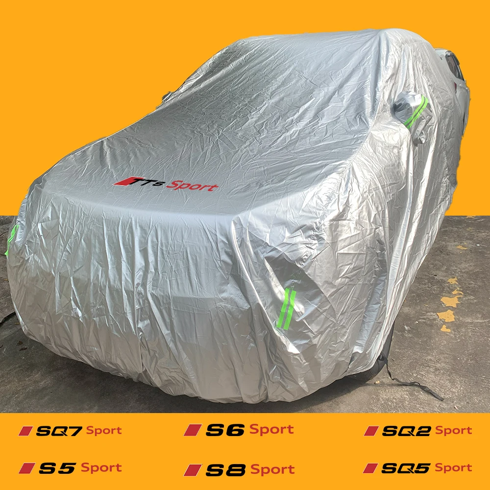 Copriauto Antipolvere Parasole Automatico Copertura Completa Protezione Impermeabile Per Audi S Line Sline Sq2 Sq5 Fy Sq7 Sq8 Tts Accessori Per Auto
