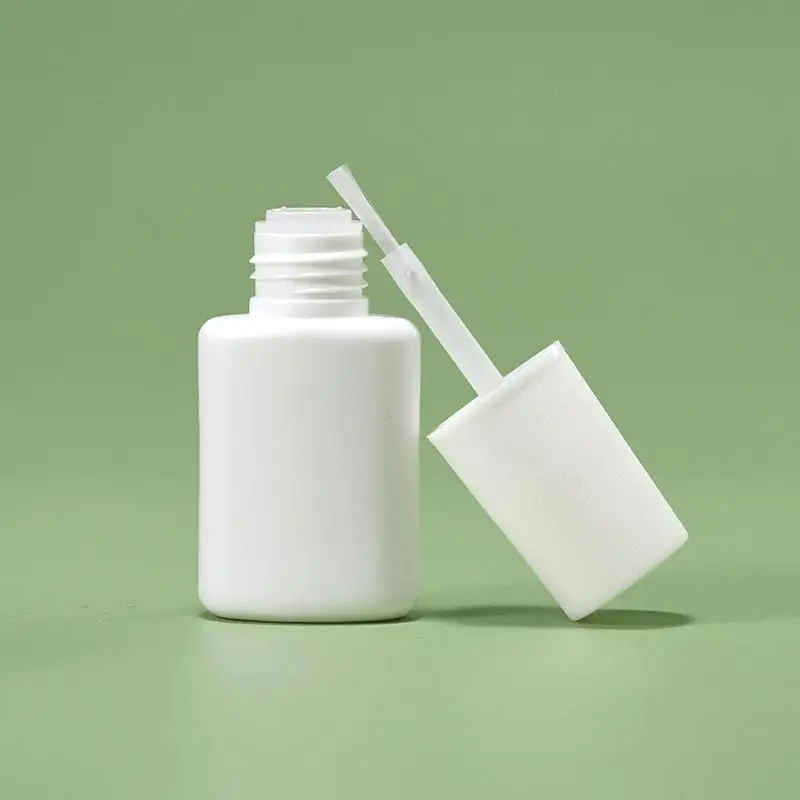 Flacone per smalto 1 pz 10ml, vasetto vuoto ricaricabile con pennello e tappo, contenitore cosmetico, kit professionale per salone e fai da te - immagine 4